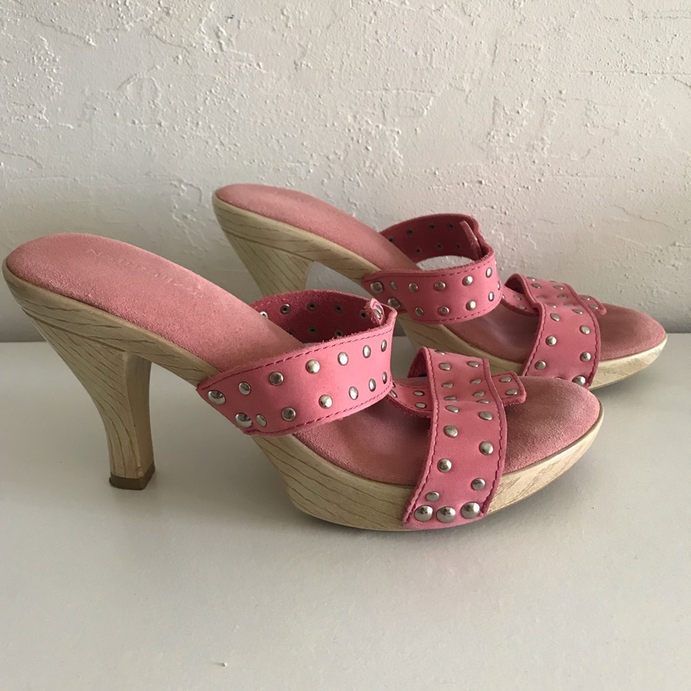 Naturalizer Pink Studded Heels